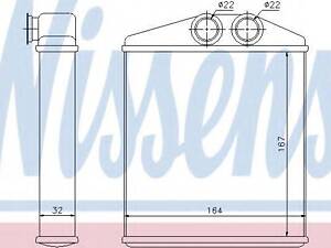 печь OP TIGRA B(04-)1.3 DTi(+)[OE 1618 222] NISSENS 72661 VAUXHALL COMBO Mk II (C) фургон/универсал (F25)