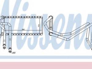 пічка RANGE ROVER SPORT(05-)2.7 TD(+)[OE JEP500020] NISSENS 73002 на LAND ROVER LR3 III (TAA)