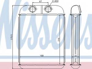 пічка RN ESPACE IV(02-)1.9 dCi(+)[OE 77 01 207 454] NISSENS 73467 на RENAULT ESPACE Mk IV (JK0/1_)