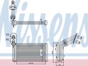 печь SEAT ALHAMBRA(96-)1.8 T(+)[OE 7M0.819.030 B] NISSENS 73973 на VW SHARAN (7M8, 7M9, 7M6)