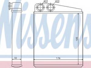 печь VW GOLF V(03-)1.4 FSI(+)[OE 1K0.819.031 A] NISSENS 70228 на VW VENTO IV (162, 163)