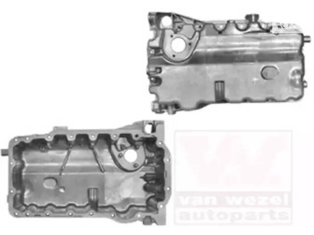 Піддон, масляний картера двигуна VAG 2.0 TFSi +Sensor Hole ( вир-во Wan Wezel)