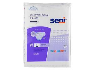 Підгузки для дорослих Super Seni Plus, розмір L, 7 крапель