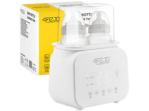 Підігрівач/стерилізатор для пляшечок 4FIZJO Twin 4 в 1 White (P-5905973402392)