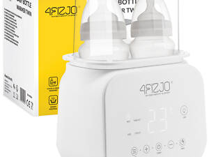 Підігрівач/стерилізатор для пляшечок 4FIZJO Twin 4 в 1 White (P-5905973402392)