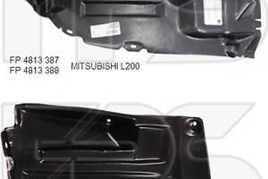 Підкрилок передній правий для Mitsubishi L200 2005-2015 (Tempest) передня частина