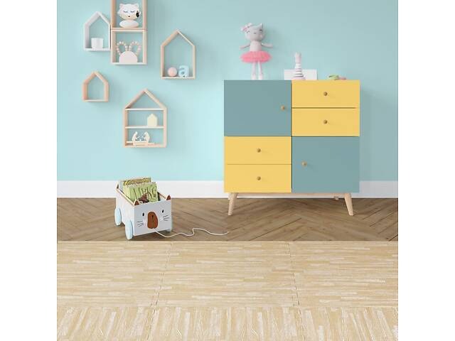 Підлога пазл - модульне підлогове покриття 600x600x10мм Пісочне дерево (МР14) SW-00000648 - Фото 6