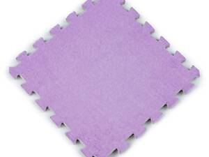 Підлога-пазл плюшевий 30х30х1см Фіолетовий (D) SW-00002086