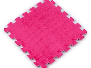 Підлога-пазл плюшевий 30х30х1см Рожевий (D) SW-00002092 love-shopping