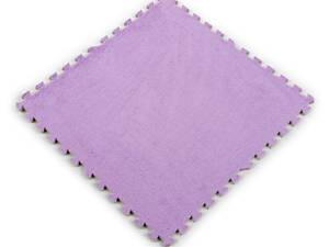 Пол-пазл плюшевый 60х60х1см Фиолетовый (D) SW-00002087