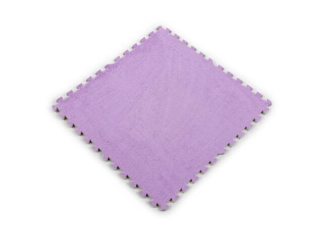 Підлога-пазл плюшевий 60х60х1см Фіолетовий (D) SW-00002087 - Фото 1