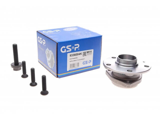 Подшипник ступицы (комплект) GSP 9336004K GSP 9336004K Audi A3, TT; Skoda Octavia, Superb, Yeti, Kodiaq; Volkswagen Gol - Фото 1