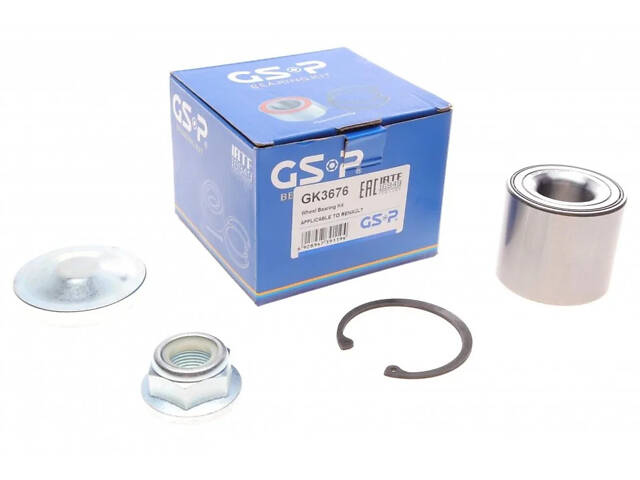Подшипник ступицы (комплект) GSP GK3676 GSP GK3676 Renault Scenic, Megane, Grand Scenic 7701208059 - Фото 1
