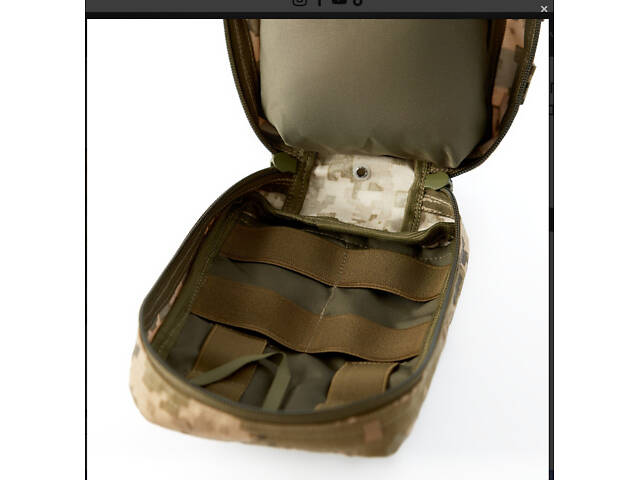 Підсумок медичний Аптечка платформа швидкий доступ ММ-14 (піксель ЗСУ) - Фото 6