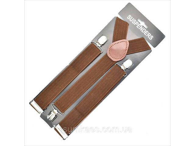 Підтяжки Weatro Колір Коричневий nw-pdtk-35y-018 - Фото 1