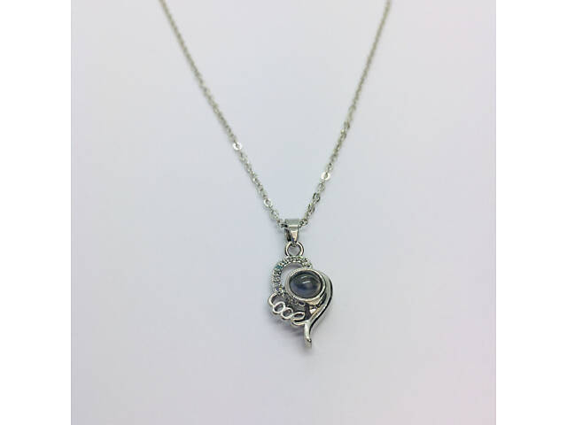 Подвеска серебряная S925 SUNROZ I love You Я люблю тебя на 100 языках Серебряный (SUN3100904) - Фото 1