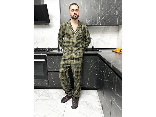 Піжама хакі чоловіча DO2812 - Фото 1