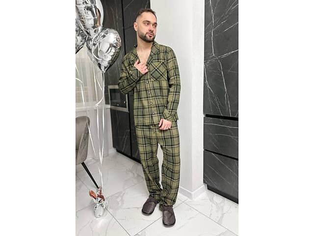 Піжама хакі чоловіча DO2812 - Фото 8