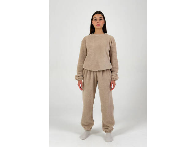 Піжама з плюшу Perfect Female Коричневий L (185PJ-33JaP-br) - Фото 1