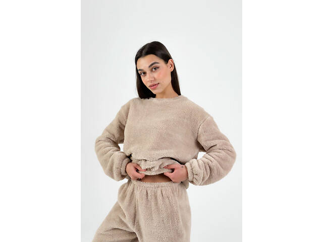 Піжама з плюшу Perfect Female Коричневий XL (185PJ-33JaP-br) - Фото 5