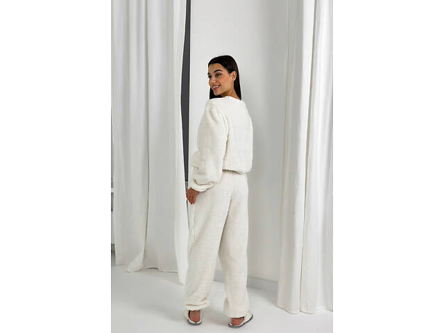 Піжама з плюшу Perfect Female Молочний S (185PJ-33JaP-mi) - Фото 2