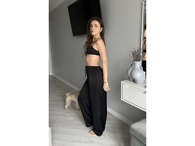 Піжама з шовку paris Perfect Female Чорний XS (192PJ-20SP-bl) - Фото 2