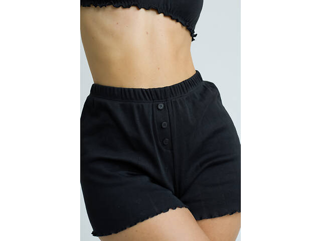 Піжама з трикотажу Perfect Female Чорний XL (186Pj-35TSh) - Фото 4