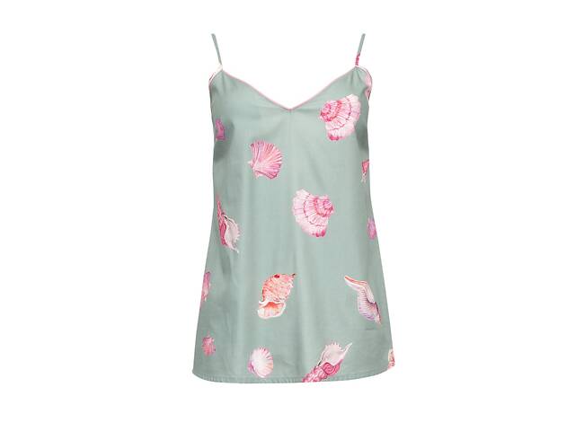 Піжама жіноча Cyberjammies Coral 9676-9677 8/XS М'ятний з черепашкою (5051877447004) - Фото 3