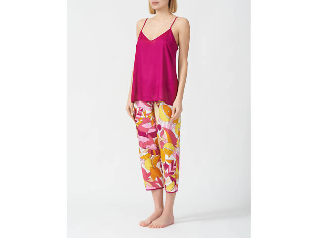 Піжама жіноча Cyberjammies Emmi 9662-9659 10/S Рожева з фруктовим принтом (5051877446618) - Фото 1