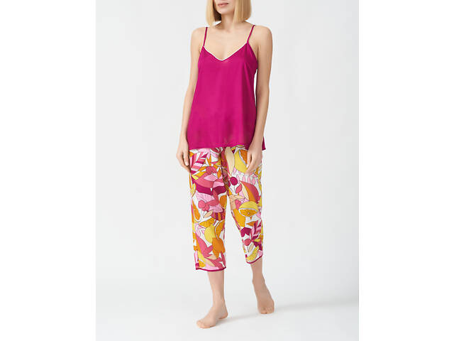 Піжама жіноча Cyberjammies Emmi 9662-9659 10/S Рожева з фруктовим принтом (5051877446618) - Фото 2