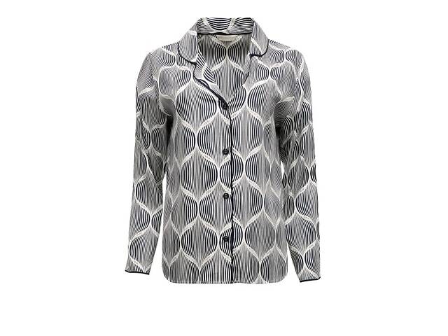 Піжама жіноча Cyberjammies Nicole 9766-9767 14/L Сіра з абстрактним принтом (5051877458598) - Фото 3