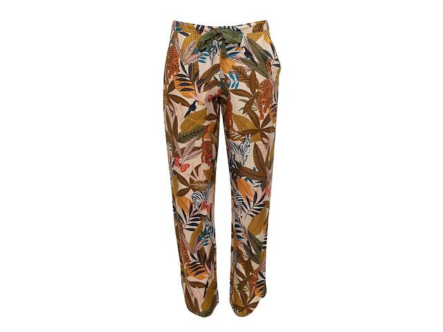 Піжама жіноча Cyberjammies Savannah 9665-9666 12/M Зелений з тропічним принтом (5051877444645) - Фото 4