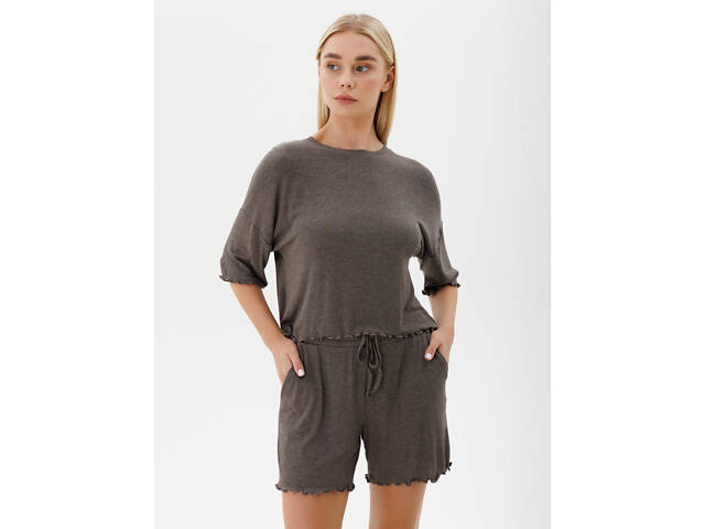 Пижама женская Leinle MEDITATION 1715 XL Коричневый (25468) - Фото 1