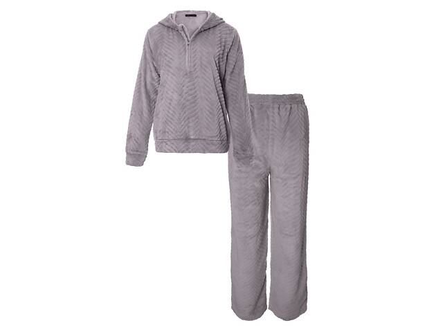 Піжама жіноча Pretty You London Chevron-Grey 2XL-3XL Сіра (5056372016328) - Фото 4