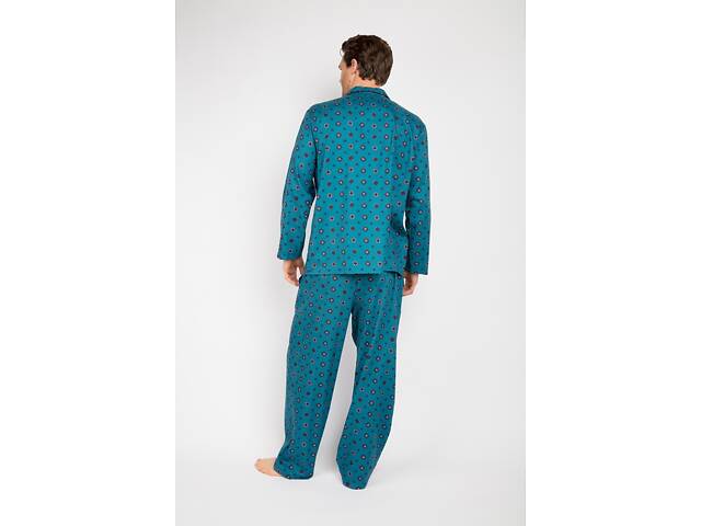 Піжама чоловіча Cyberjammies Lewis 6635-6636 M Бірюзовий (5051877370753) - Фото 2