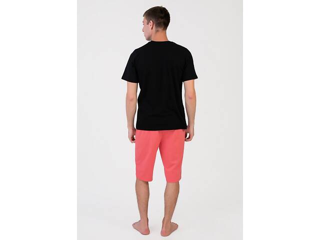 Піжама чоловіча Homewear MAD 19525 M Black/Coral (3700465520666) - Фото 2