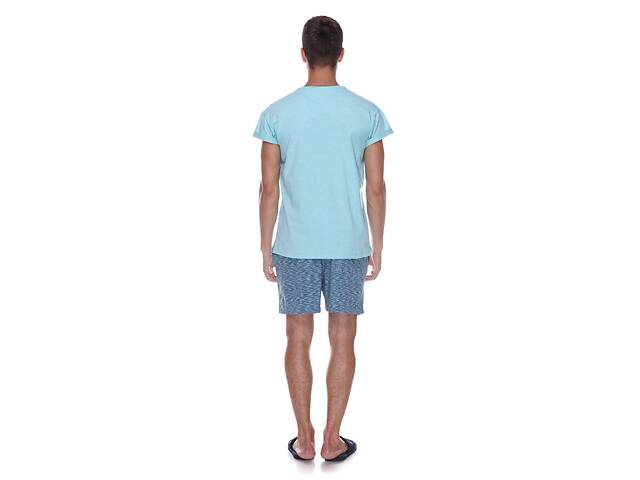 Піжама чоловіча Homewear MAD 19533 L Turquoise (3700465519333) - Фото 2