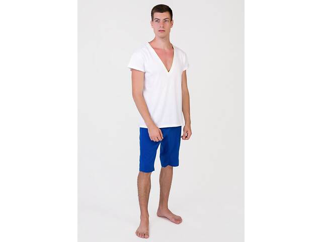 Піжама чоловіча Homewear MAD 19555 XXL Blanc/marine (3700465519124) - Фото 1