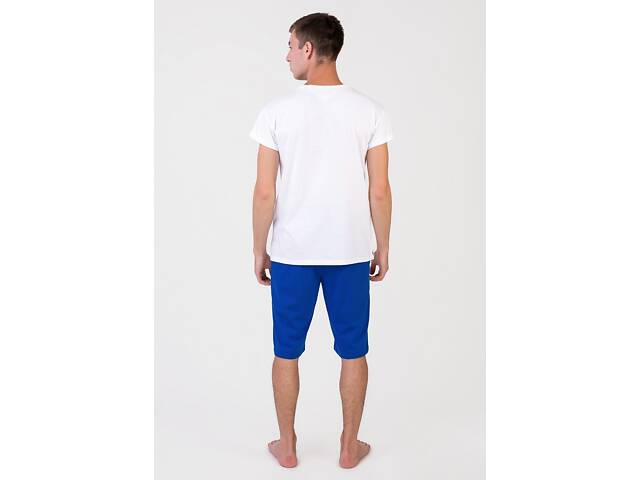 Піжама чоловіча Homewear MAD 19555 XXL Blanc/marine (3700465519124) - Фото 2