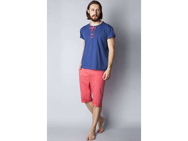 Піжама чоловіча Homewear MAD 34582P XXL Corail (3700467534852) - Фото 1