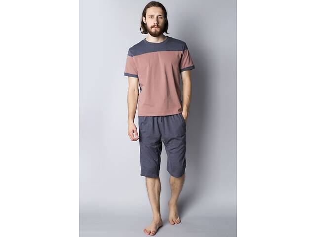 Піжама чоловіча Homewear MAD 34586P XXL Cacao (3700467734374) - Фото 1