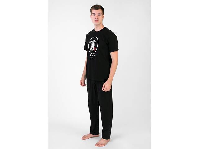 Піжама чоловіча Homewear MAD 35520P L Black (3700465519636) - Фото 1