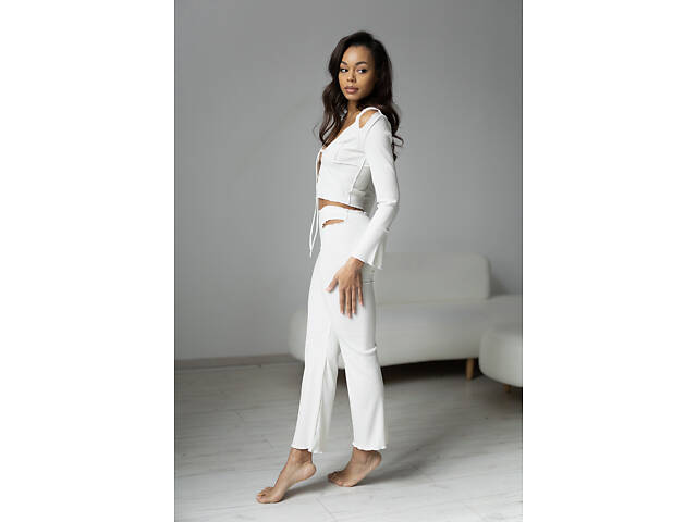 Піжама з мустангом juzi Perfect Female Молочний M (194PJ-40ShP-mi) - Фото 4