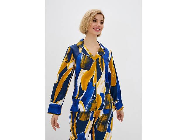 Піжамний комплект Fable & Eve Chelsea 1585 8/XS Різнокольоровий з абстрактним принтом (5051877374744) - Фото 4