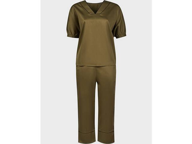 Піжамний комплект Fable & Eve Kensington 1471 10 S Оливковий (5051877329683) - Фото 1