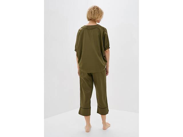 Піжамний комплект Fable & Eve Kensington 1471 10 S Оливковий (5051877329683) - Фото 3