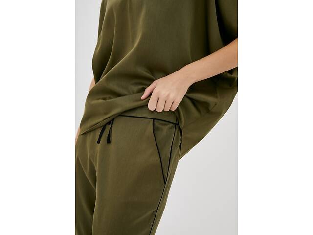 Піжамний комплект Fable & Eve Kensington 1471 10 S Оливковий (5051877329683) - Фото 5