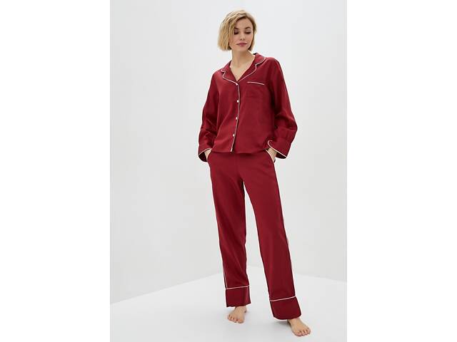 Піжамний комплект Fable & Eve Marylebone 1606 14/L Червоний (5051877375758) - Фото 3