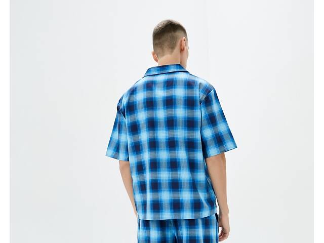 Піжамний топ Cyberjammies Elliot 6559 S Яскраво-синій в клітку (5051877349681) - Фото 3