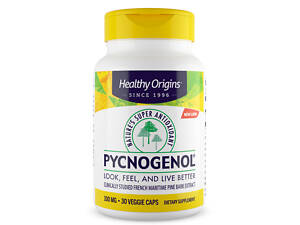 Пікногенол, Pycnogenol, Healthy Origins, 100 мг, 30 кап.